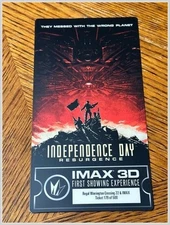 Independence Day Resurgence IMAX 3D Ticket #179/500 Regal 2016 Warrington PA