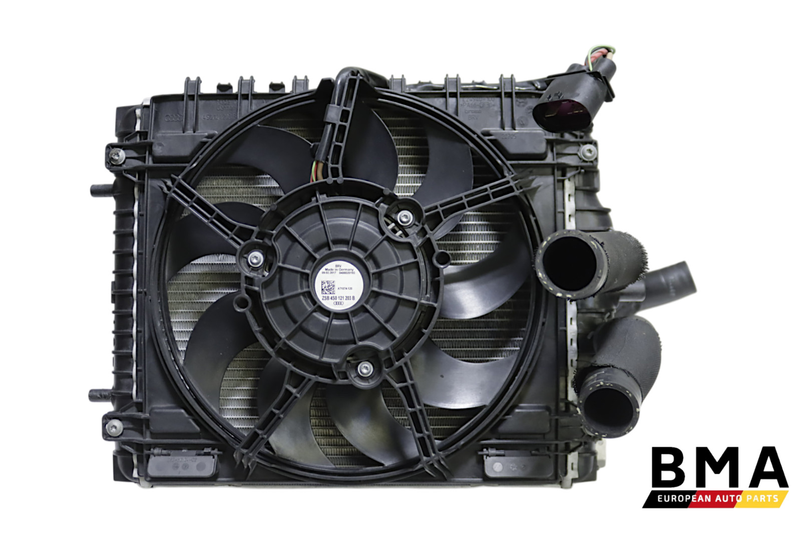 Audi R8 V10 Lamborghini Huracan Front Right Radiator Condenser Fan Assembly OEM