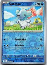 Cubchoo 053/197 Reverse Holo Obsidian Flames