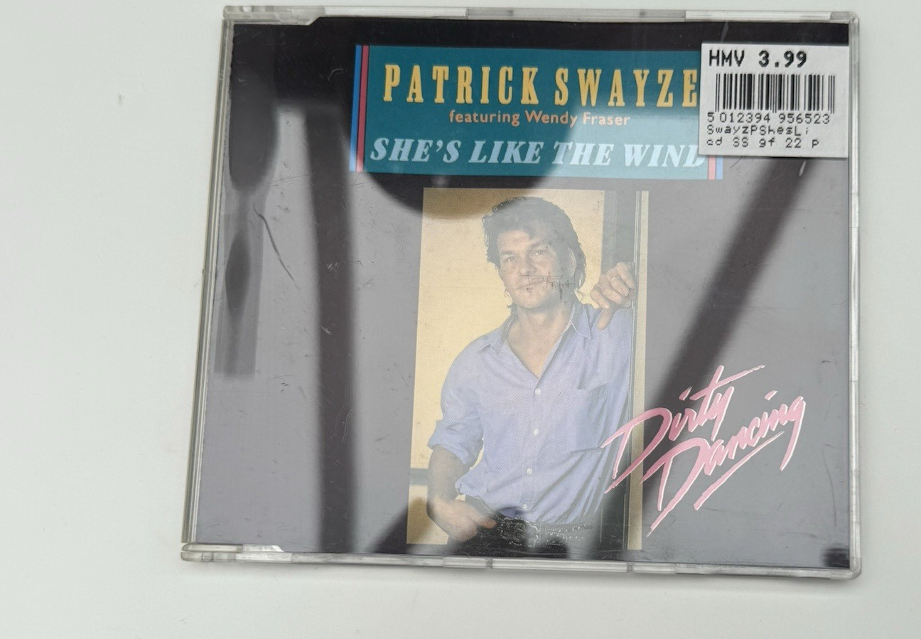 Patrick Swayze She's Like The Wind CD Single Dirty Dancing 1988 RCA