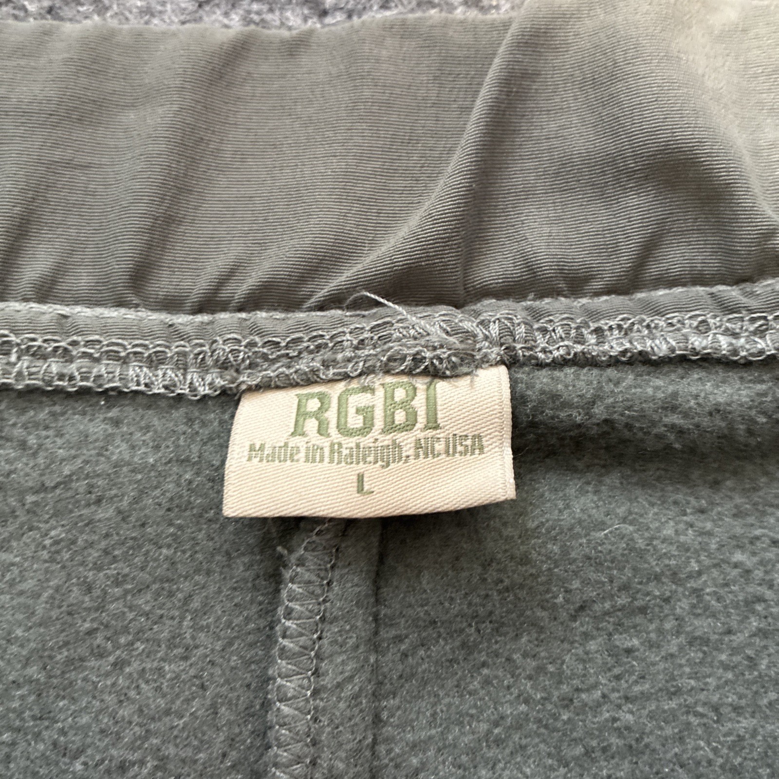 US Military Pants Mens Large Foliage Green RGBI Cold Weather Fleece Zip USA