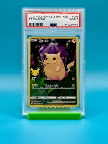 PSA 8 - 2021 Pokemon Celebrations Pikachu #005