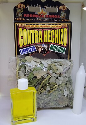 BAÑO DESPOJO ROMPE BRUJERIA CONTRA DAÑO ORACION E INSTRUCCIONES INCLUIDAS !