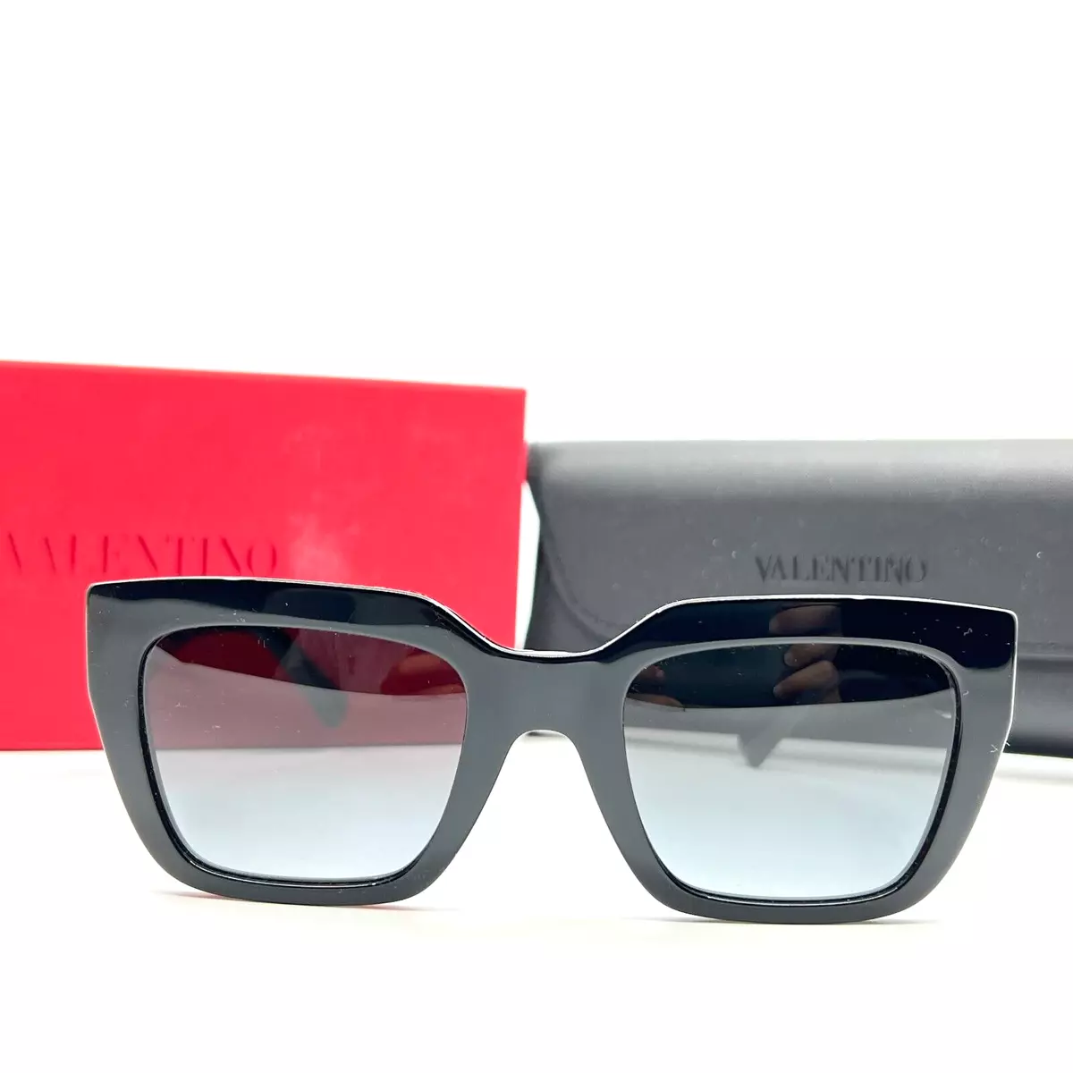 Black hot sale valentino sunglasses