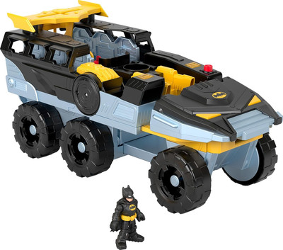 Imaginext DC Super Friends Batman Toy Transforming Bat-Tank with Lights Sounds
