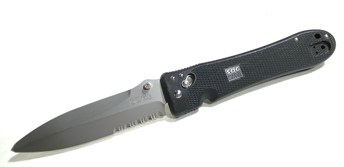 Vintage Original SOG Pentagon Elite II Folding Knife Seki Japan