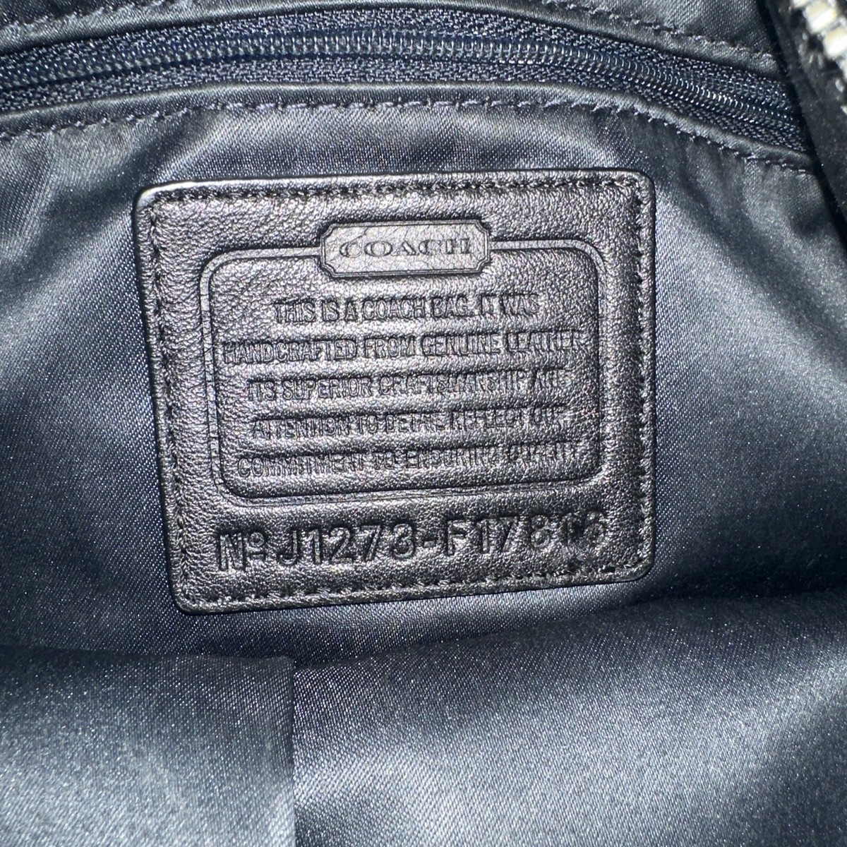 Auth Coach Chelsea Ashlyn Hobo Satchel Shoulder Bag Black Soft