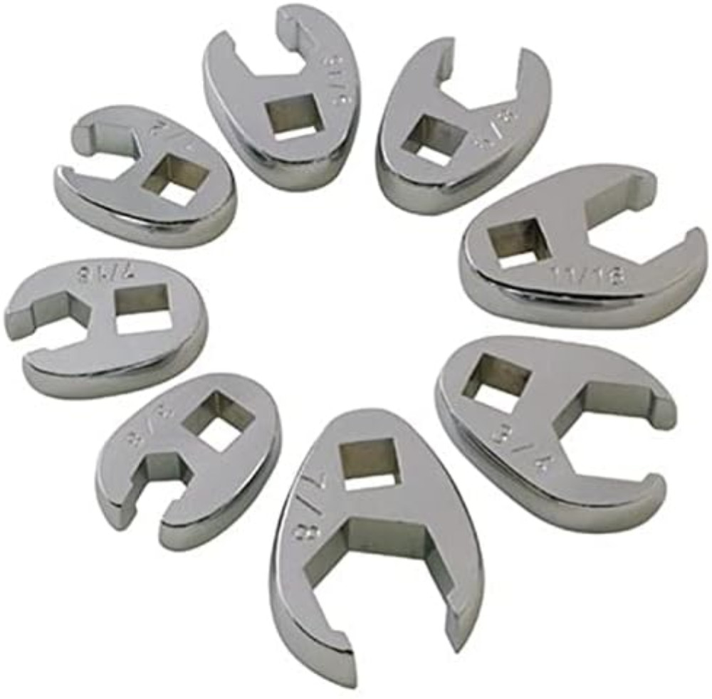 Set Chiavi Crowfoot Sunex 9708 3/8" Drive SAE - 8 Pezzi Professionali
