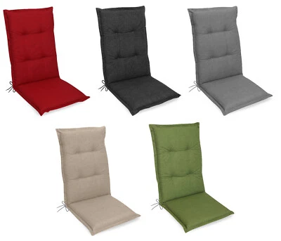 GARDISSIMO Auflagen Hochlehner Polster Kissen Gartenstuhl Einleger Gartenmöbel dick Einlage
