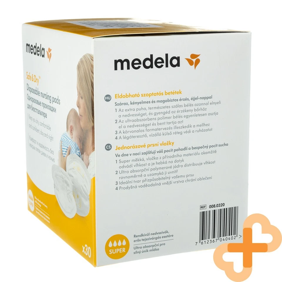 Medela Einweg Stillen Bremsbeläge 30 Stück Super Trocken & Dezent Sehr - Bild 4 von 4