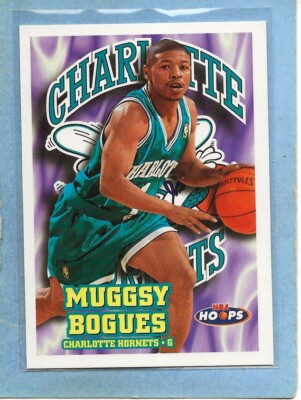 MUGGSY BOGUES - 1997-98 NBA Hoops - #19 - Hornets - $1 Shipping