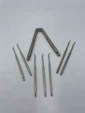 Vintage HMQ Nut Cracker and 7 Picks Textured For Nuts Crab Lobster Seafood