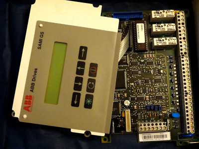 ABB Drives SNAT7640 Display Board & SAMI GS Control Interface w/ Box - Untested