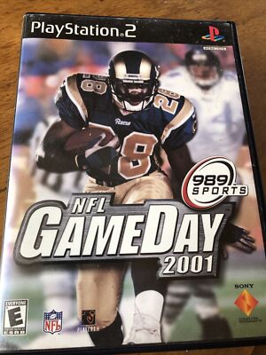 NFL GameDay 2001 (Sony PlayStation 2, 2000)-Case Only no Game