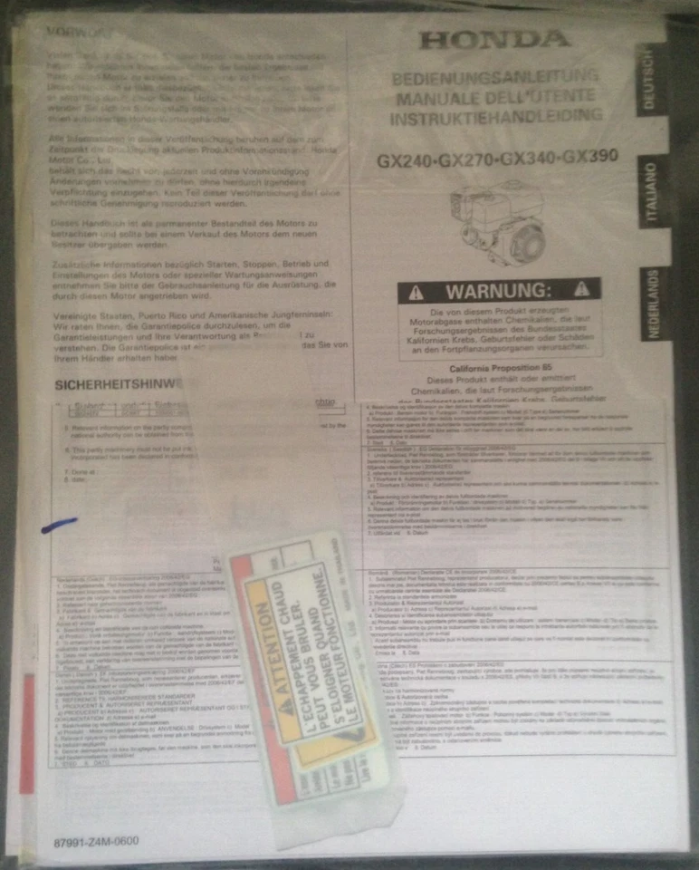 MQ Multiquip Whiteman WM-90S /P Plaster & Mortar Mixer Parts Manual + Honda Man. - Image 2 of 2