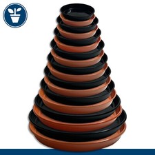 Untersetzer f. Blumentopf Blumenkübel Pflanztopf rund  9 Größen 2 Farben Auswahl