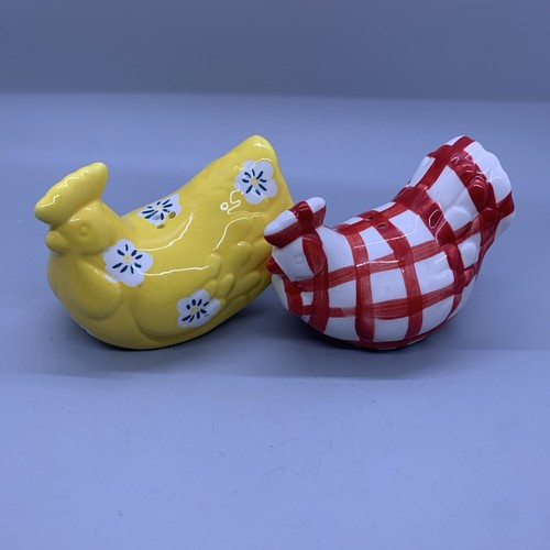 Vintage Essential Home Ceramic Hen/Chicken SALT & PEPPER Ceramic shakers - Picture 2 of 2