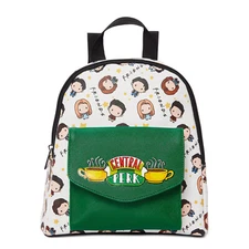 Friends TV Series Show Central Perk Coffee Shop Faux Leather Mini Backpack
