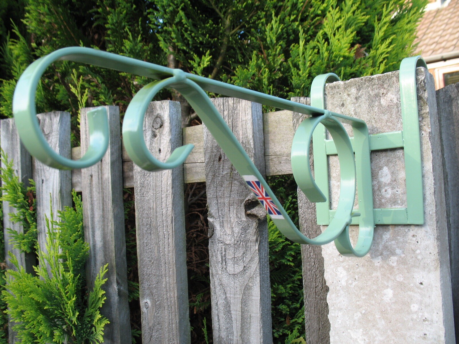 Concrete Fence Post Bracket Green