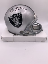 BRYAN EDWARDS SIGNED MINI HELMET JSA/BAS RAIDERS