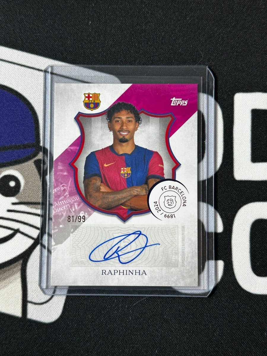 2024-25 Topps 125th Anniversary FC Barcelona Raphinha Auto