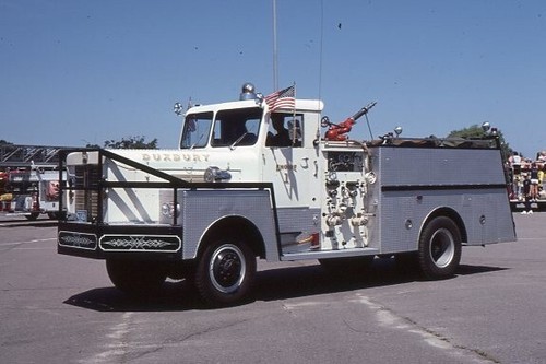 Duxbury MA Engine 1 1967 Maxim Pumper - Fire Apparatus Slide
