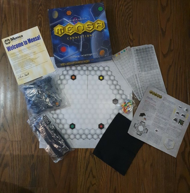Mensa Connections Board Game Reiner Knizia 2004 VGC 100 Complete for