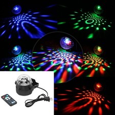RGB Strobe LED Disco Party Light KTV DJ Dance Ball Lamp Sound Activated 7 Colors