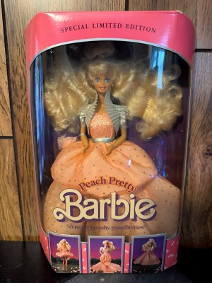 1989 Peach Pretty Barbie Special Limited Edition 4870 | eBay