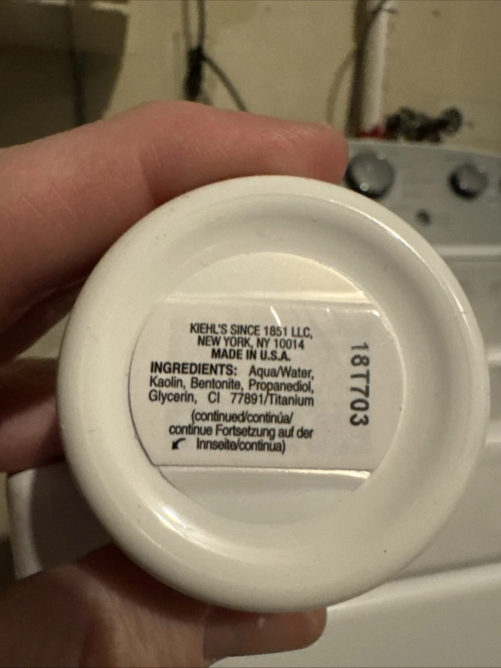 Kiehl's Rare Earth Deep Pore Cleansing Masque Mask w/ White Clay - .95 oz - New - Image 4 of 4