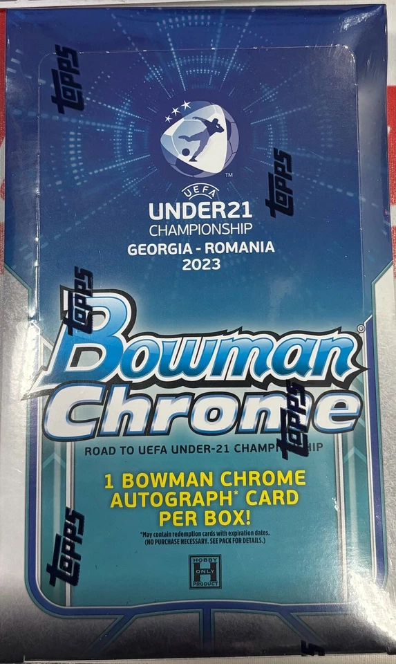 *CHRISTMAS SPECIAL* 23 Bowman Chrome UEFA U21 Championship Soccer Hobby Box