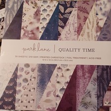 12" Halloween Scrapbook Paper Pad Thanksgiving 36 moth pumpkin fern blue purple