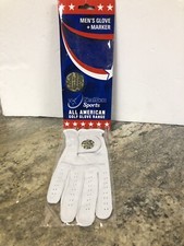 New Next Gen Sports Golf Glove Breathable White Cabretta Leather Size Medium