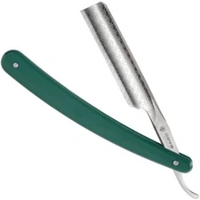 Dovo Runde Sache Straight Razor Folding 4" Carbon Steel Blade Synthetic Handle