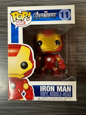 MARVEL - ilandshop Funko POP! Marvel: Avengers - Iron Man [Large Font](Damaged