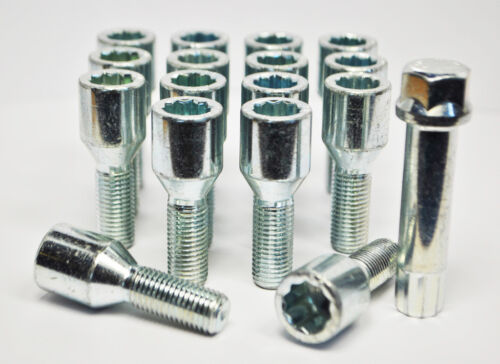 16 x M12 x 1.25, 36mm Thread, Tuner Bolts with Key