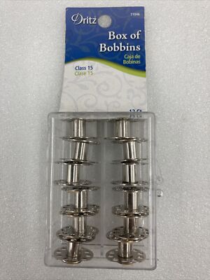 Metal Bobbins Class 15 Box Of 12 