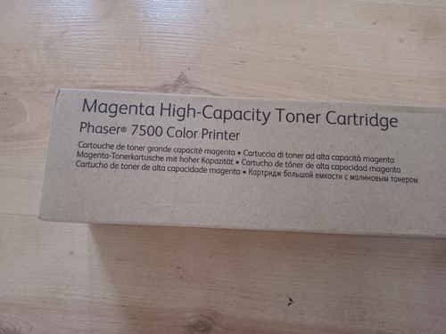 Genuine Xerox Phaser 7500 Magenta High Cap Toner Cartridge 106R01437 VAT inc - Picture 3 of 5