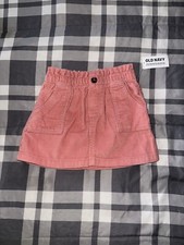 NWT Old Navy Baby Girl Corduroy Skirt 12 18M Pink Elastic Waist A-Line