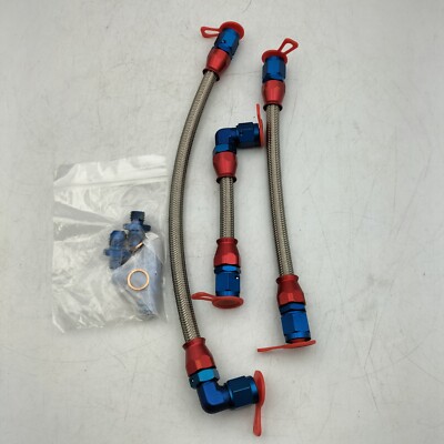 GOODRIDGE BRAIDED FUEL HOSE KIT FOR TWIN DCOE CARBS ON MK1 MK2 ESCORTS