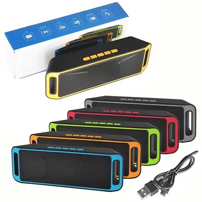 KABELLOSER BLUETOOTH LAUTSPRECHER HOHER BASS TRAGBAR INDOOR OUTDOOR STEREO LOUDSPEAKER