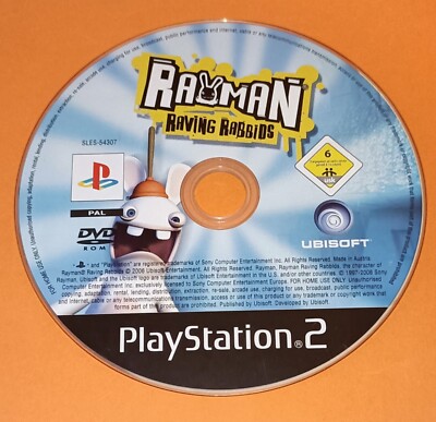 Rayman Raving Rabbids PS2 Playstation 2 Disc Only | eBay UK