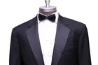 Isaia Napoli Claus Black 100% Wool One Button Formal Tuxedo Jacket Men’s SZ 46L — photo 4