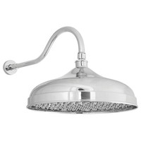 Welfenstein Duschkopf Mit Wandarm Messing Retro Nostalgie Regendusche HB6-HN121
