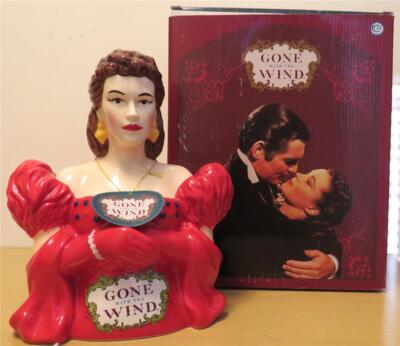 Westland #21923: Gone With The Wind Cookie Jar - Red Dress Scarlet