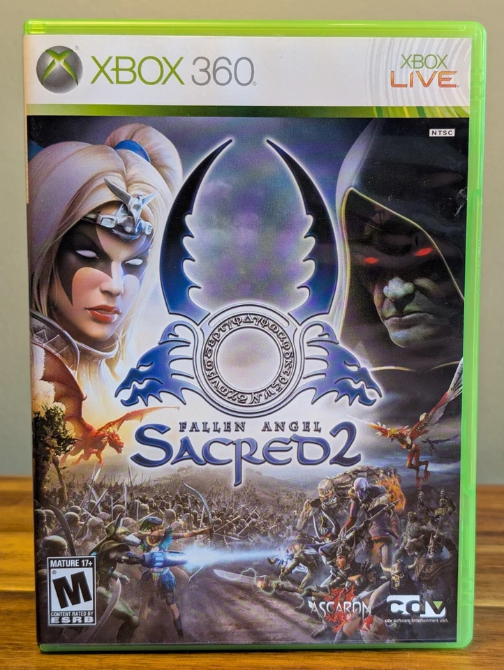 Sacred 2: Fallen Angel (Microsoft Xbox 360, 2009) Complete CIB VG - Mint Disc! - Image 2 of 4
