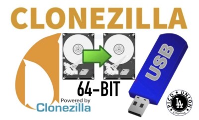 CloneZilla Bootable USB 64Bit Live Linux Imaging Backup Copy Restore Clone