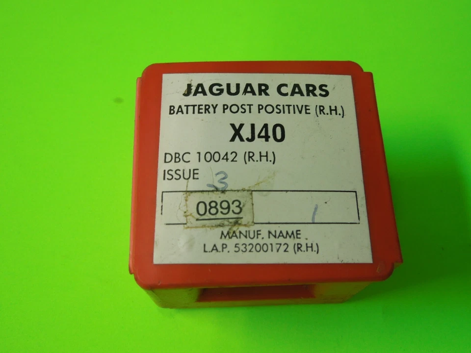 Jaguar 1990 XJ40 XJ6 1993 batería poste positivo usado OEM 91 92 93 Foto 2 de 4
