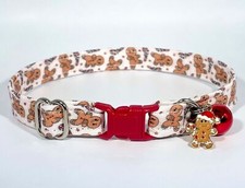 Cat Collar- "Ninjabread Men  Adjustable Breakaway Safety Quick-Release Collar