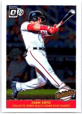 2019 Donruss Optic #H8 Juan Soto Washington Nationals Highlights